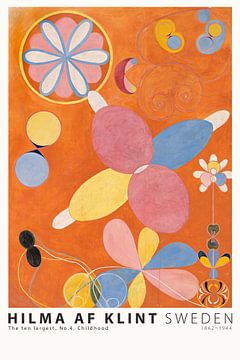 Hilma AF Klint - De tien grootste, nr.4, Kinderjaren