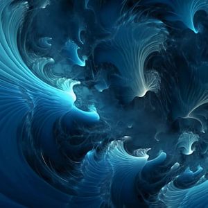 Fractales Bleues