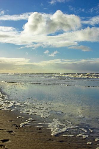 Strand aan de Nederlandse kust