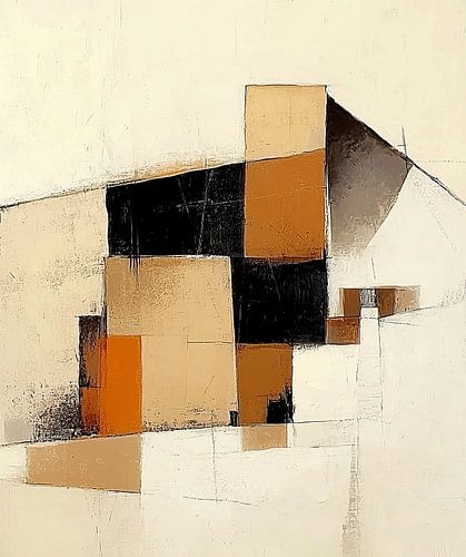 Geometrisch Abstract | Balans in Vormen en Kleur