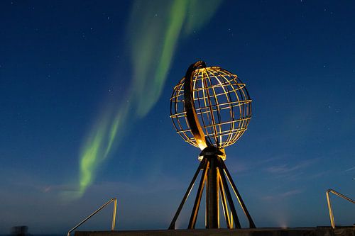 The Northern Lights over the North Cape.