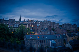 Edinburgh, Ausblick von der Dean Bridge von Robert Ruidl