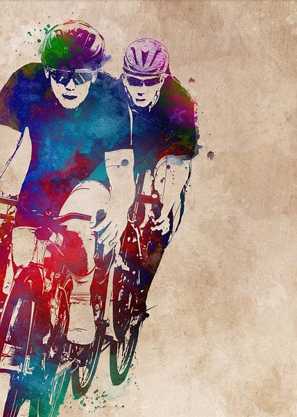 Radfahren Fahrrad Sport Kunst #Radfahren #Fahrrad von JBJart Justyna Jaszke
