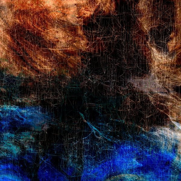 Nibulissa 08 - abstracte digitale compositie van Nelson Guerreiro