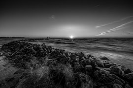 Wijdenes Airport at sunrise by Peter Heins