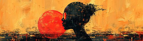 Silhouette with Sunglasses