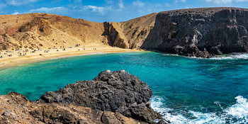 Panorama de la plage de Playa Papagayo