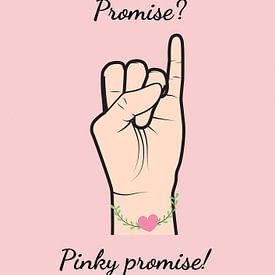 Pinky versprechen das Versprechen von A De Jong