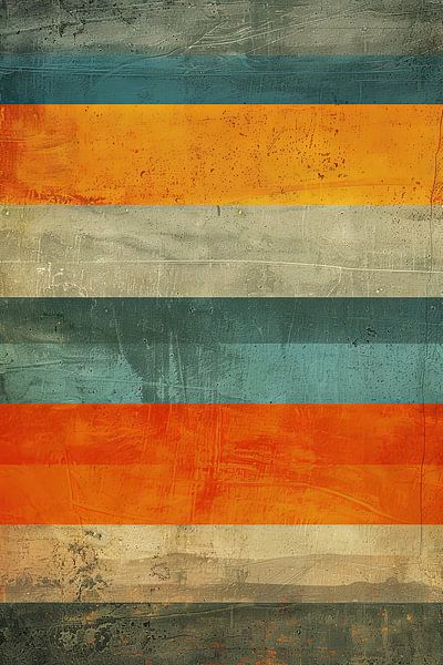 Weathered stripes - Abstract texture art by Poster Art Shop