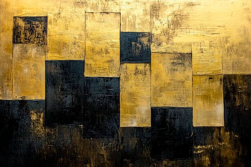 Gouden abstractie - Minimalistisch ontwerp