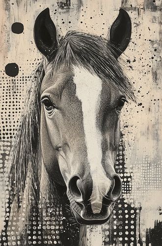Paard in contrast