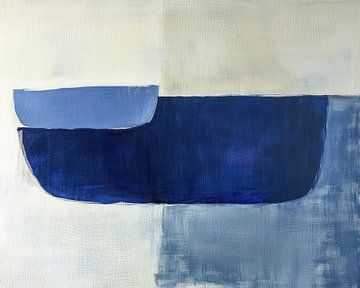 Blaue Abstrakte | Tiefen der ruhigen Gewässer