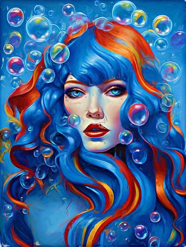 Lady in Blue IV