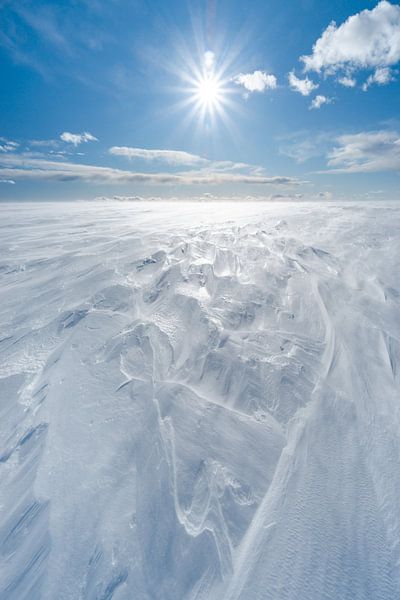 Ijsformaties op de hoogvlakte in Zweden van Leo Schindzielorz