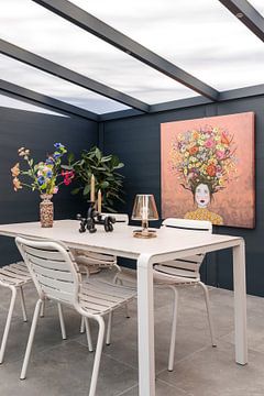 Klantfoto: Bloemen in mijn gedachte  (gezien bij vtwonen) van Kris Stuurop