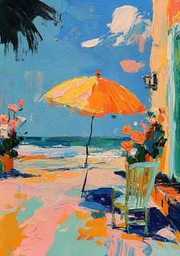 Journée ensoleillée à la plage sur Niklas Maximilian