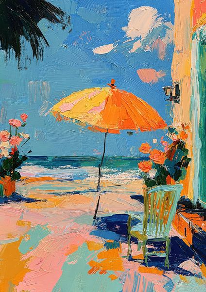 Journée ensoleillée à la plage par Niklas Maximilian