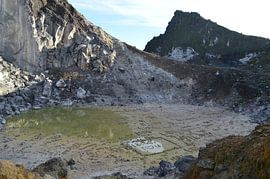 On top of the volcano by Laura