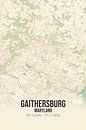 Vintage map of Gaithersburg (Maryland), USA. by MyCityPoster thumbnail