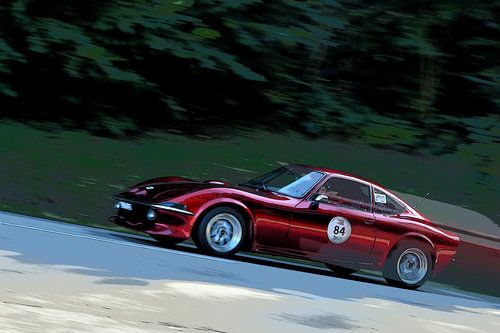 Opel GT ART Photo à la montagne - Eggberg Klassik 2019 - -