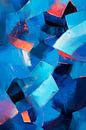 Abstract blue colour composition by Poster Art Shop thumbnail