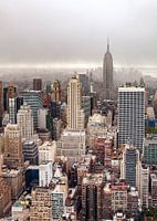Foggy day in Manhattan