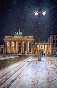 Sneeuw in Berlijn van Iman Azizi