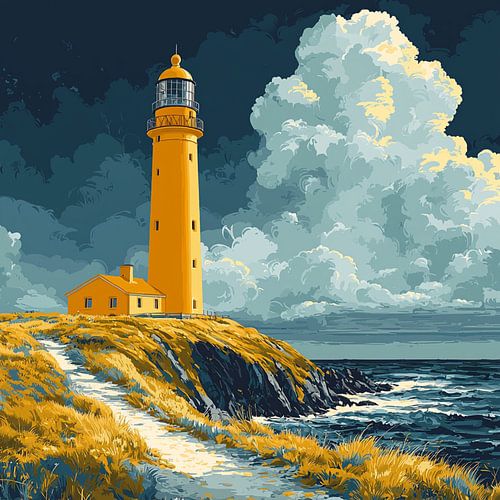 Lighthouse of sketch