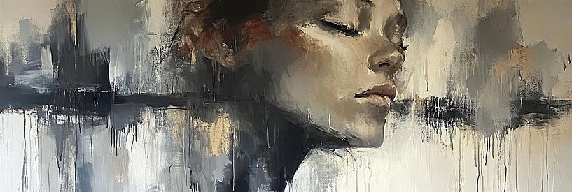 Women's portrait | Whisper of Light by Abstract Painting