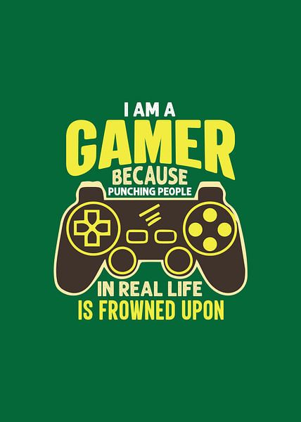 I am Gamer 2 by Doms Art