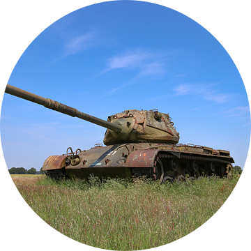 M47 Patton leger tank kleur van Martin Albers Photography