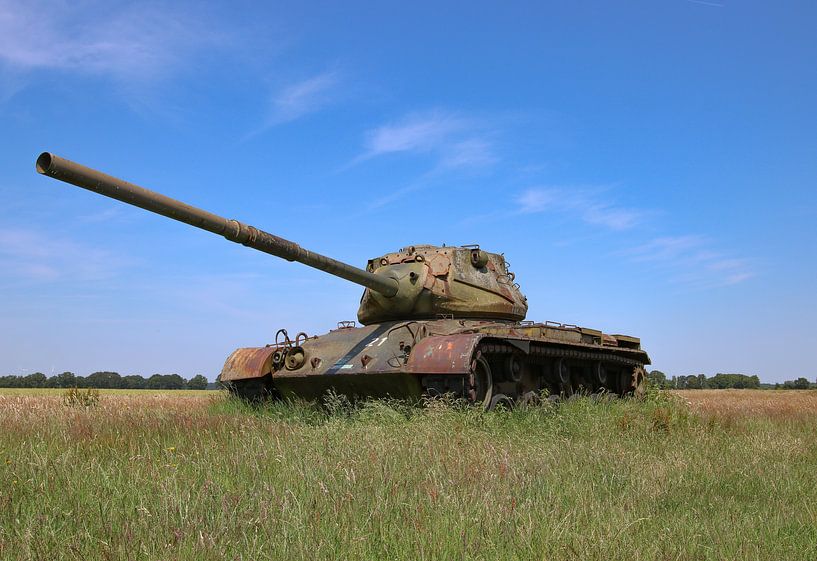 M47 Patton army tank color by Martin Albers Photography