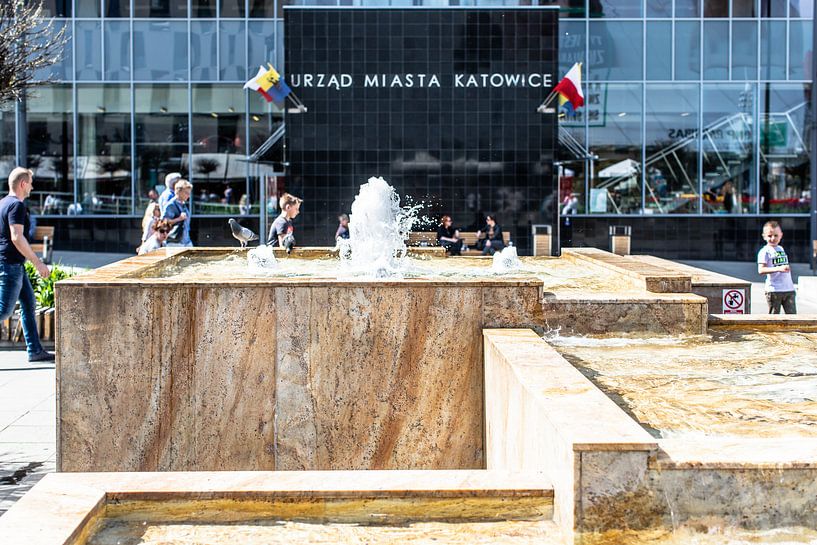 main square in Katowice by Eric van Nieuwland