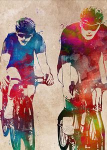 cyclisme vélo sport art #cycling #bike sur JBJart Justyna Jaszke