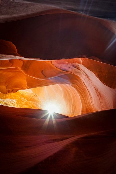 Antelope Canyon in the Heart by Jos van den Berg