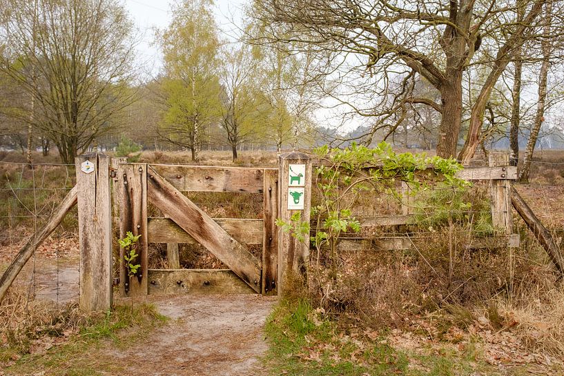Porte d'accès à la zone de pâturage par Johan Vanbockryck