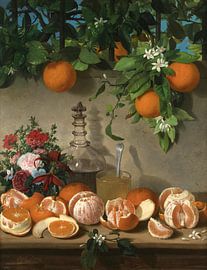 Still life of oranges, Rafael Romero Barros