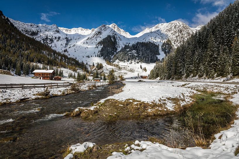 Villgratenbach et Berghof dans la vallée de l'Arntal, Innervillgraten par Christian Müringer