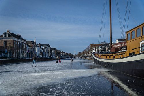 Schlittschuhlaufen in Assen von Andre Klooster