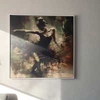 Photo de nos clients: La danse. Une passion ardente en mouvement par Maarten Knops, sur toile