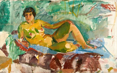 Reclining female nude