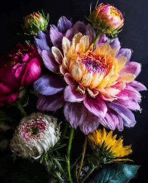 Dahlia Flower van MPA ARTS