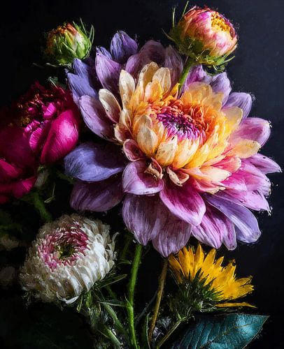 Dahlia Flower by Lens Design Studio