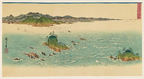 Motief uit "Selected Masterpieces of the Ukiyo-e School"