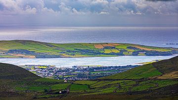 Vue depuis le col de Conor, Irlande sur Henk Meijer Photography