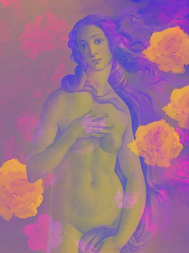 La naissance de Vénus, d'après l'œuvre de Sandro Botticelli - Pop Art