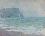 Regnvær, Etretat, Claude Monet van Meesterlijcke Meesters thumbnail