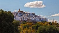 Ostuni schöne weiße Stadt in Italien