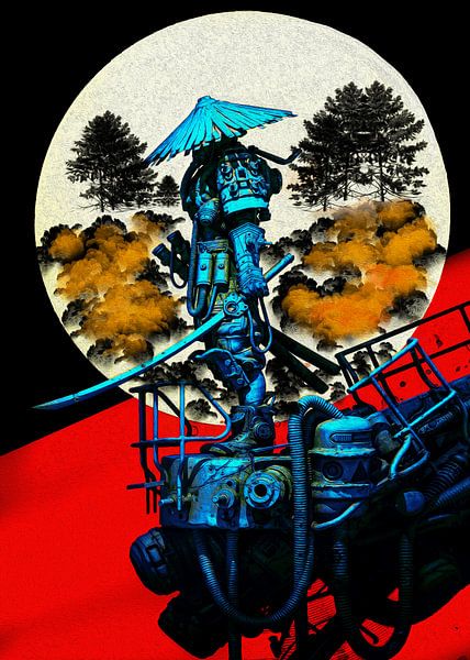 Samurai-Landschaft von cotto art