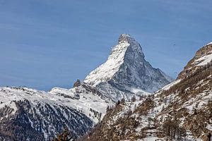 Gleitschirmflieger am Matterhorn